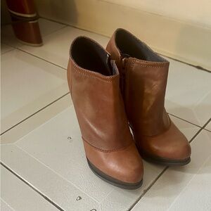 Calvin Klein Jeans Tan Ankle Boots